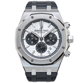 Audemars Piguet Royal Oak Chronograph Steel Panda Dial Leather