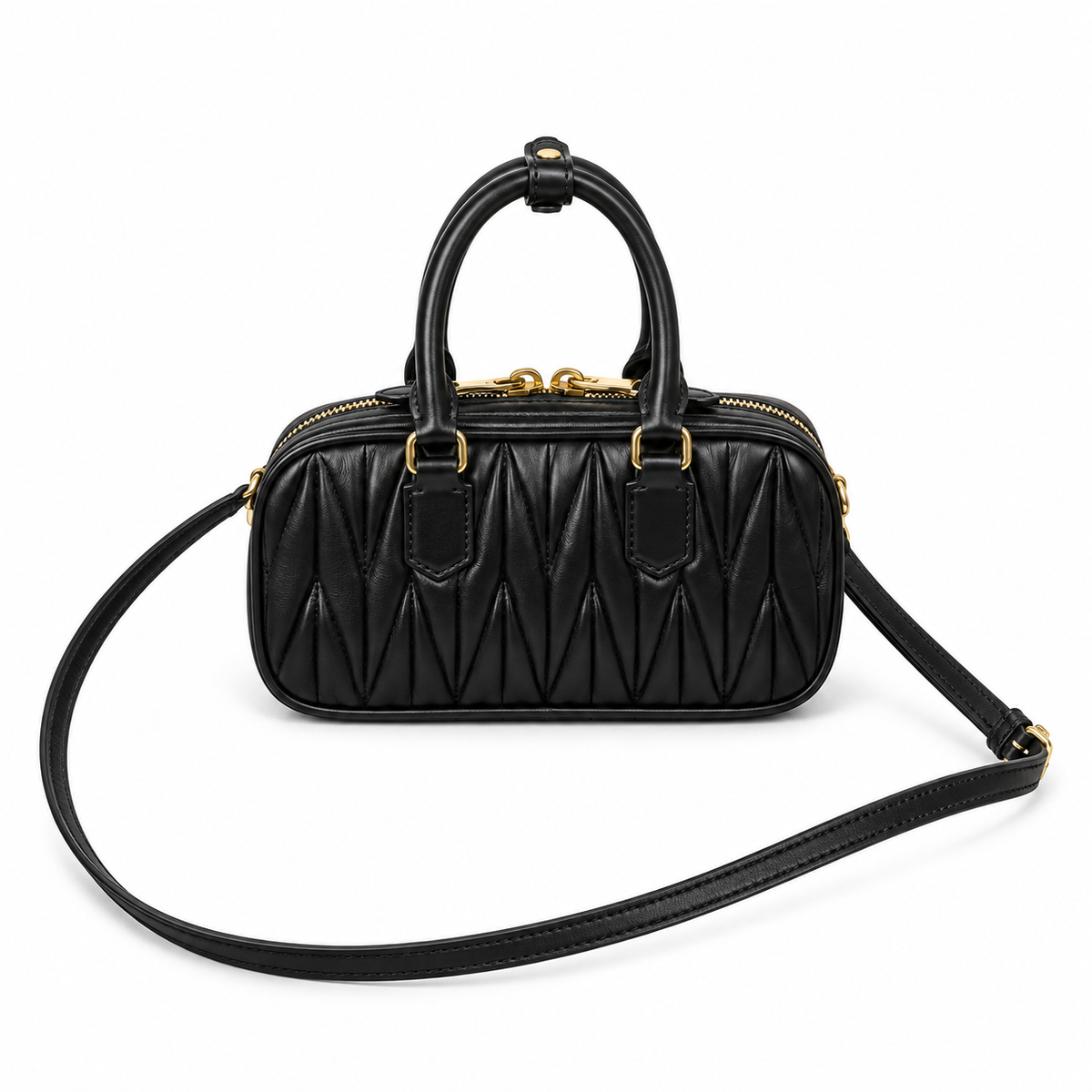 Miu Miu Matelassé Leather Slim Crossbody Bag