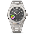 Audemars Piguet Royal Oak Automatic Date Stainless Steel Grey Dial Bracelet