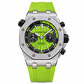 Audemars Piguet Royal Oak Offshore Diver Chronograph Green Dial Rubber Strap