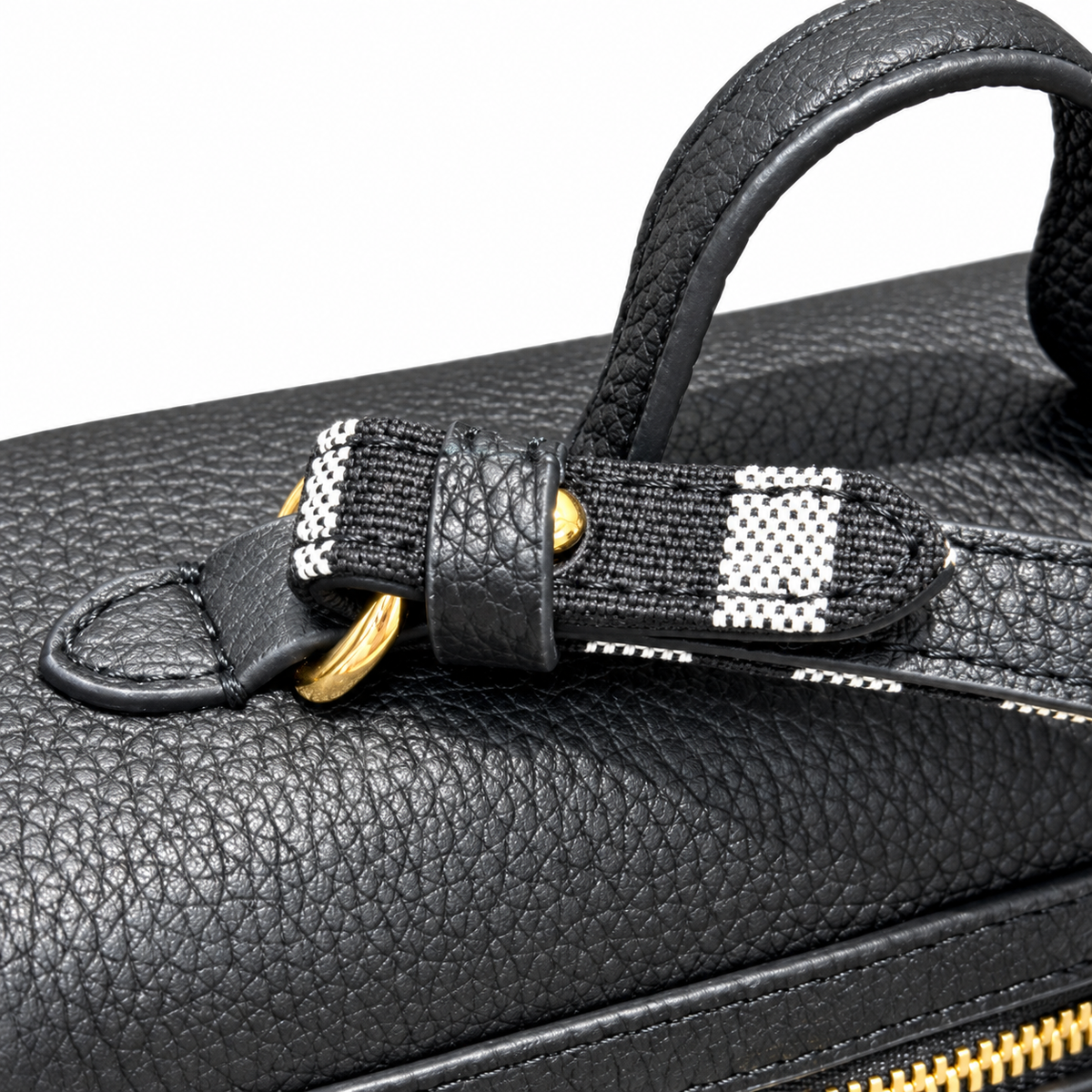 Burberry Knight Emblem Black Vanity Crossbody