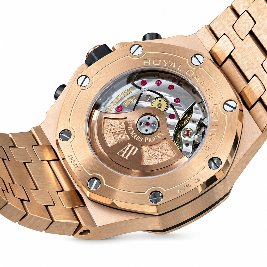 Audemars Piguet Royal Oak Offshore Chronograph Rose Gold White Dial