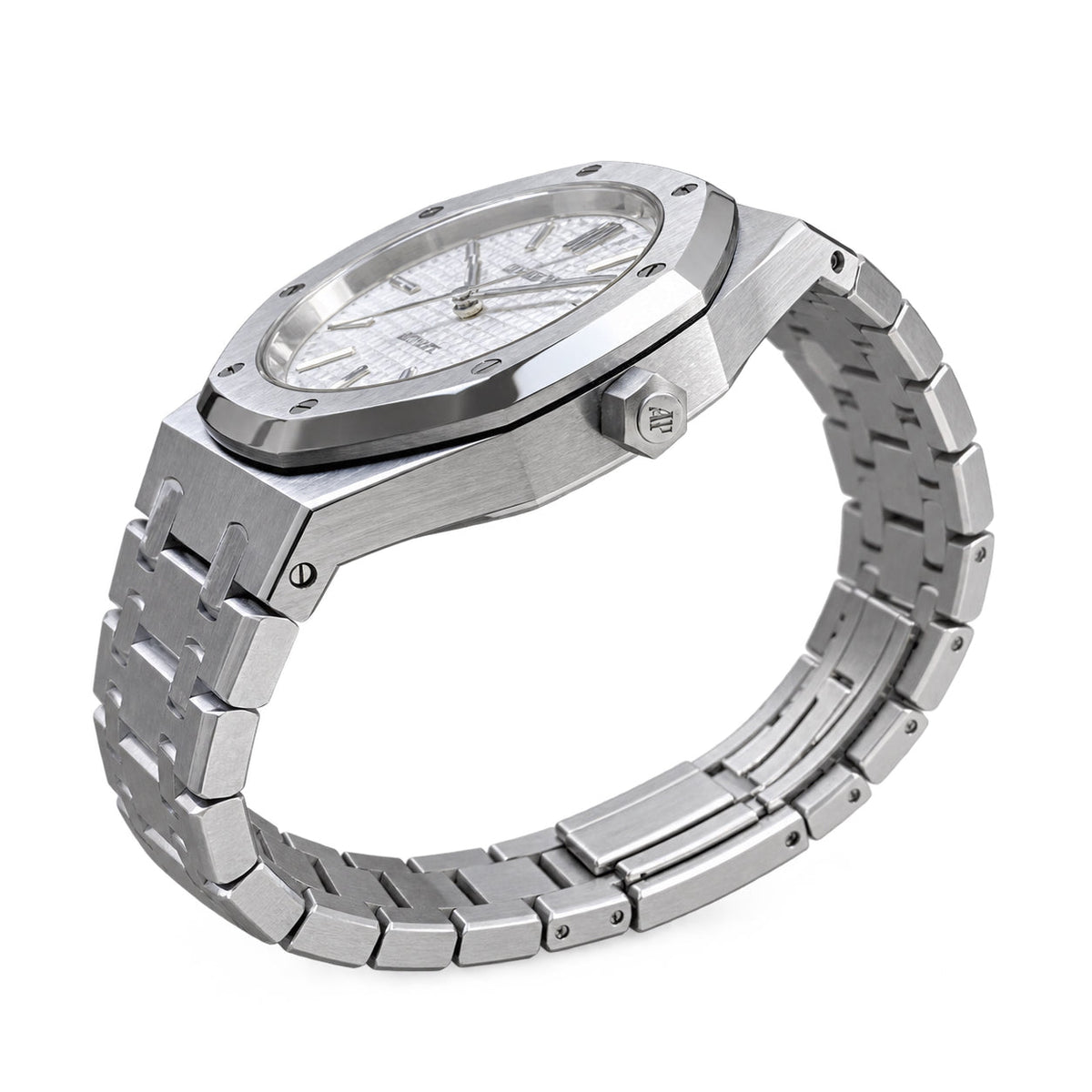 Audemars Piguet Royal Oak Automatic Date Steel White Dial
