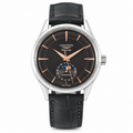 Longines Flagship Automatic Moon Phase Black Dial Rose Gold