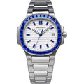 Patek Philippe Nautilus Sapphire Baguette Steel White Dial