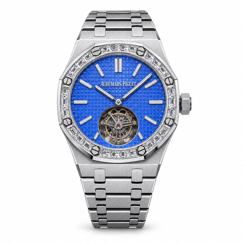 Audemars Piguet Royal Oak Tourbillon – Diamond Bezel Blue Dial