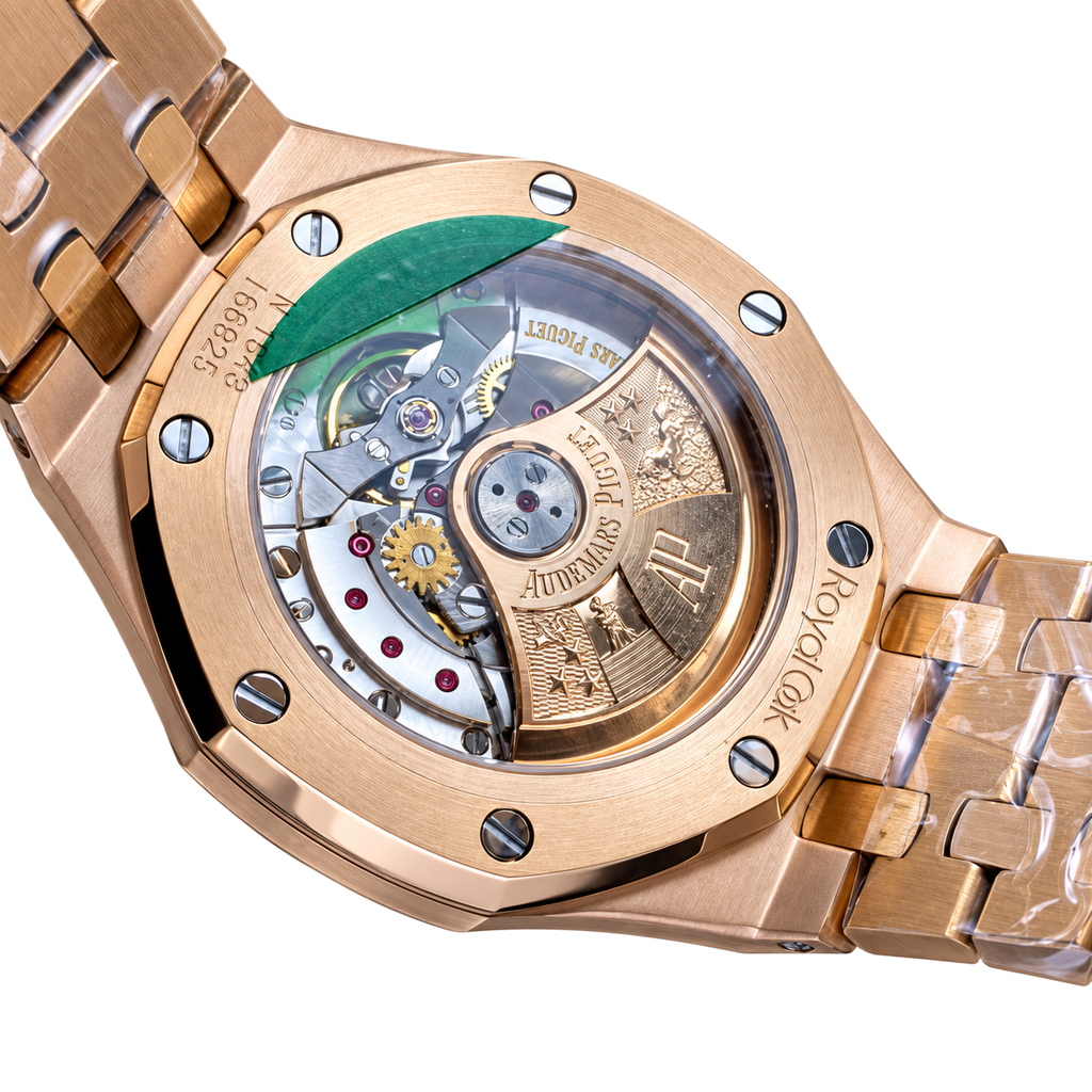 Audemars Piguet Royal Oak 37mm Rose Gold Diamond Watch